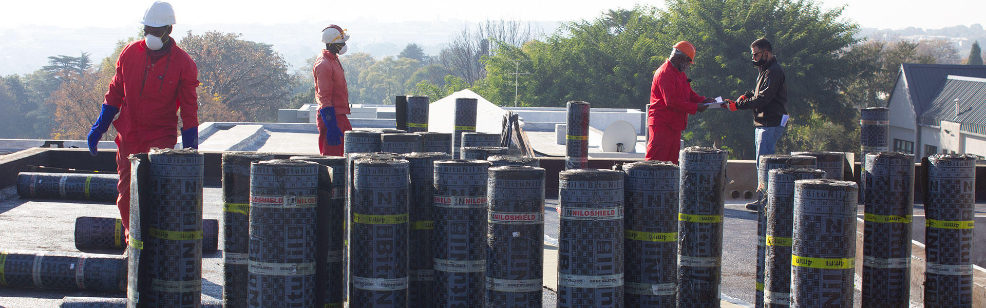 Torch-on Bituminous Membrane Waterproofing