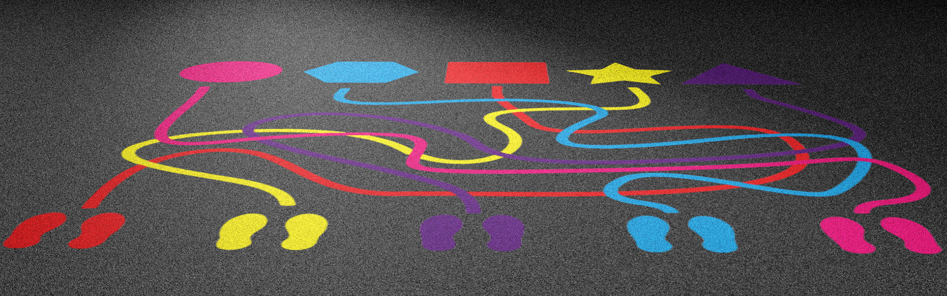 Mazes Playground Floor Markings