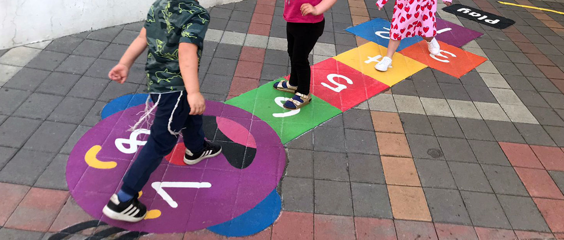Playgrounds Ant-Slip Markings
