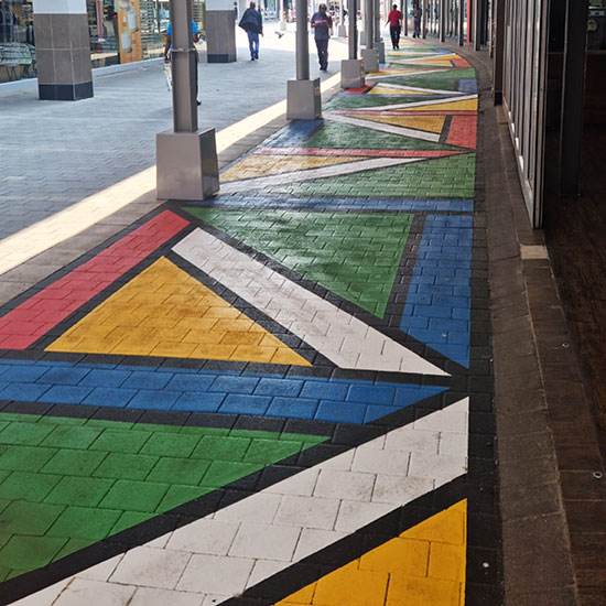 Artistic Pavement Markings