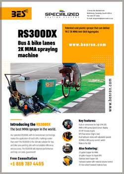 RS300DX Bus and Bike Lane 2K MMA Spraying Machine Brochure