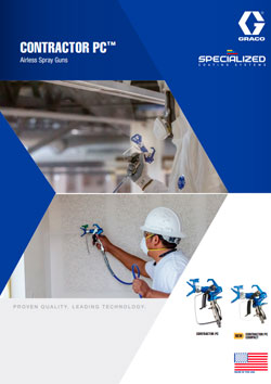 Contractor PC Airless Spray Gun Brochure