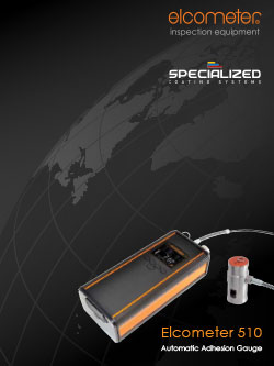 Elcometer 510 Automatic Pull Off Adhesion Tester Brochure