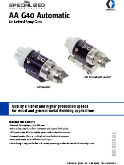 Graco G40 Auto Brochure