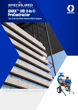 Graco GMAX II 3 in 1 ProContractor Paint Sprayer Brochure