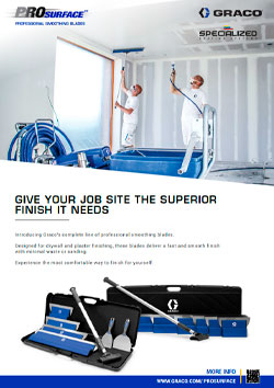 Graco ProSurface Blades and Knives Brochure
