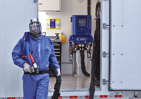 Reactor Plyurea Foam Sprayer Equipment