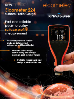 Elcometer 224 Digital Surface Profile Gauge Brochure