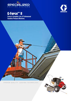 G-Force II Pressure Washers Brochure