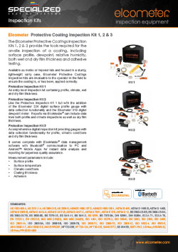 Elcometer Protective Coating Inspection Kit 1 Cover