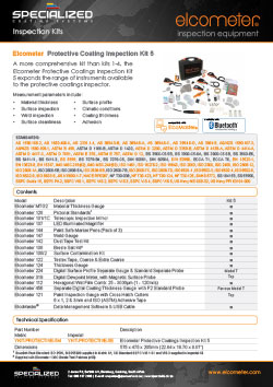 Elcometer Protective Coating Inspection Kit 5 Cover