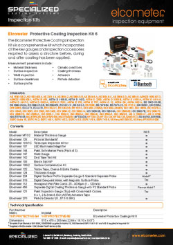 Elcometer Protective Coating Inspection Kit 6