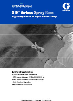 XTR Airless Spray Guns Brochure