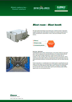 Blast Room- Blast Booth Brochure Cover