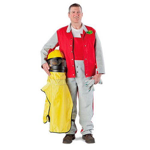 Blaster Trousers and Jacket with Leather Trim