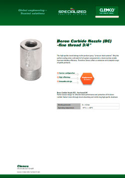 Abrasive Metering Valve Quantum K (QK) Brochure Cover