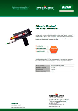 Climate Control for Blast Helmets cover