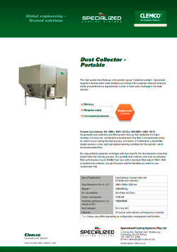 Dust Collector Portable Brochure Cover
