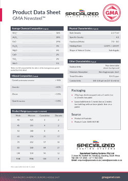 GMA NewSteel Datasheet
