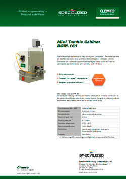 Mini Tumble Cabinet DCM-161 Brochure Cover