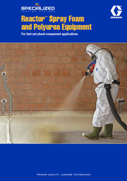 Reactor Polyurea and Foam Spray Equipment Brochure Cover