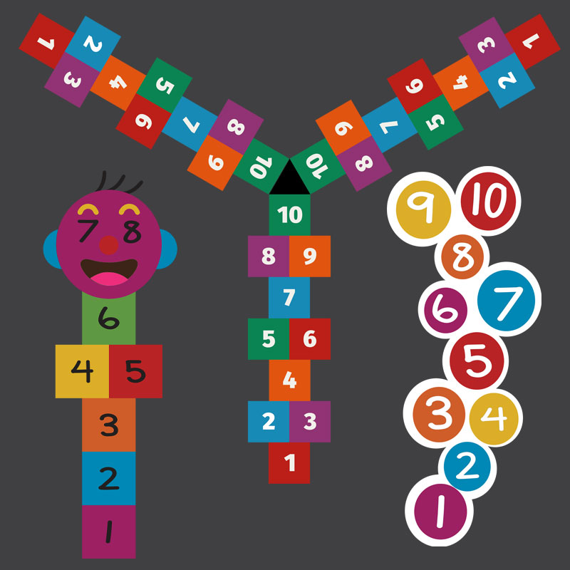 Hopscotch Playground Markings