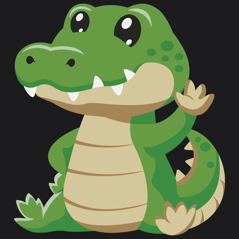 Animal Crocodile Playground Marking