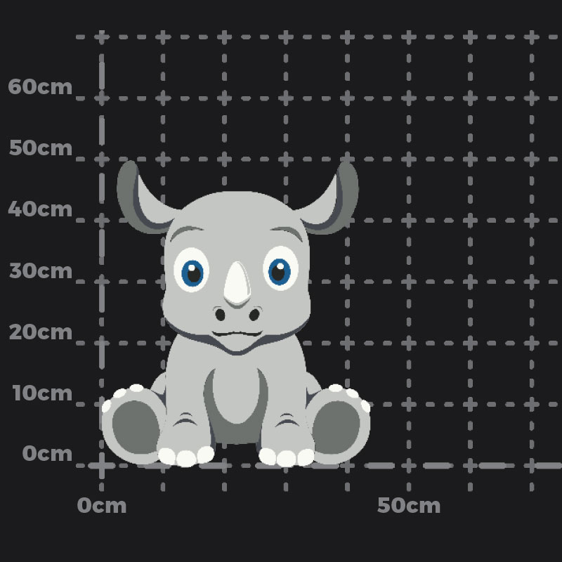 Baby Rhinoceros Playground Marking