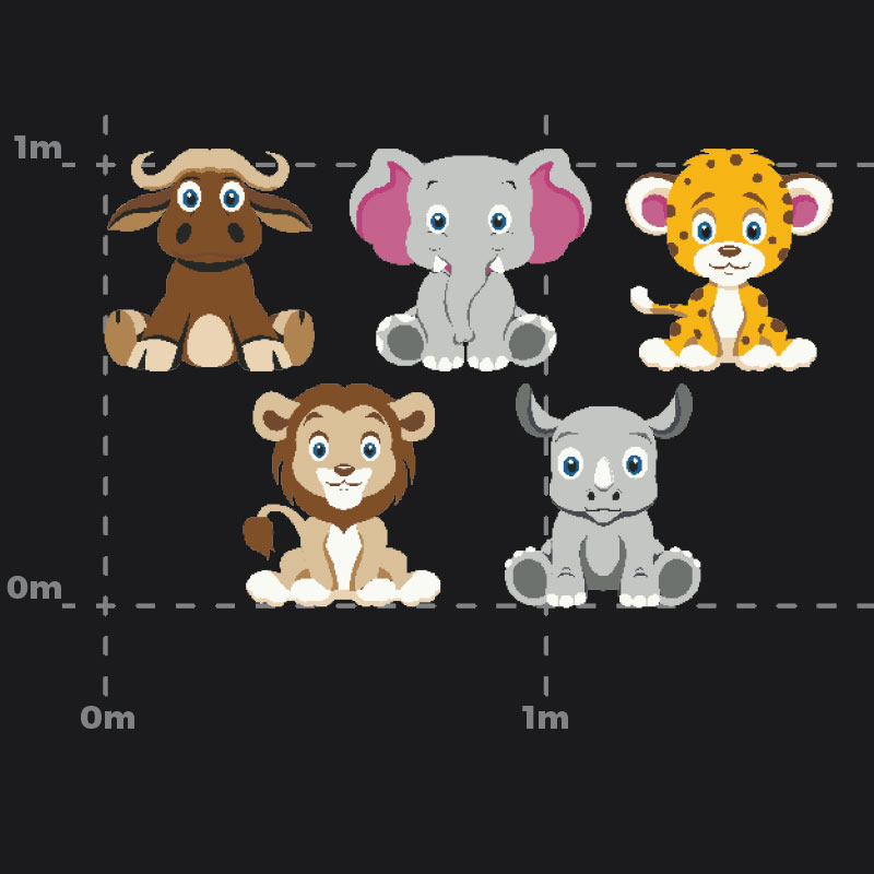Baby Five Set Playground Marking
