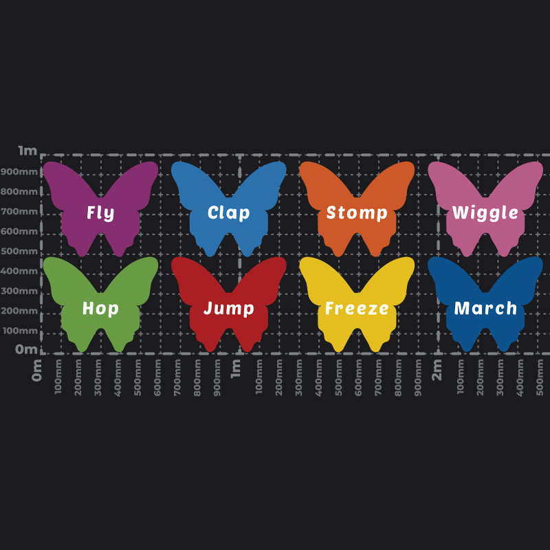 Butterfly Actions Playground Marking
