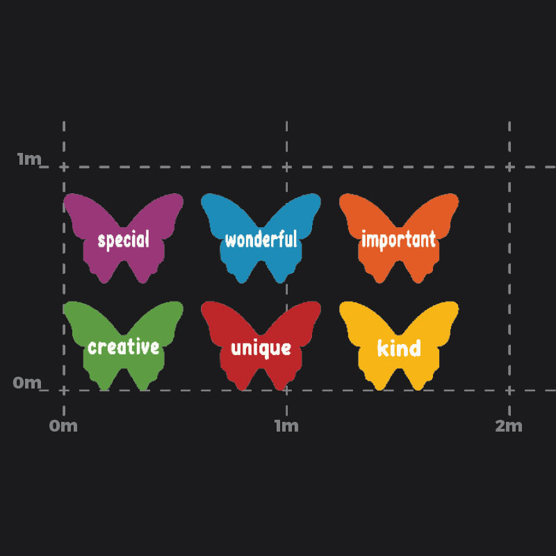 Butterfly Core Values Playground Marking
