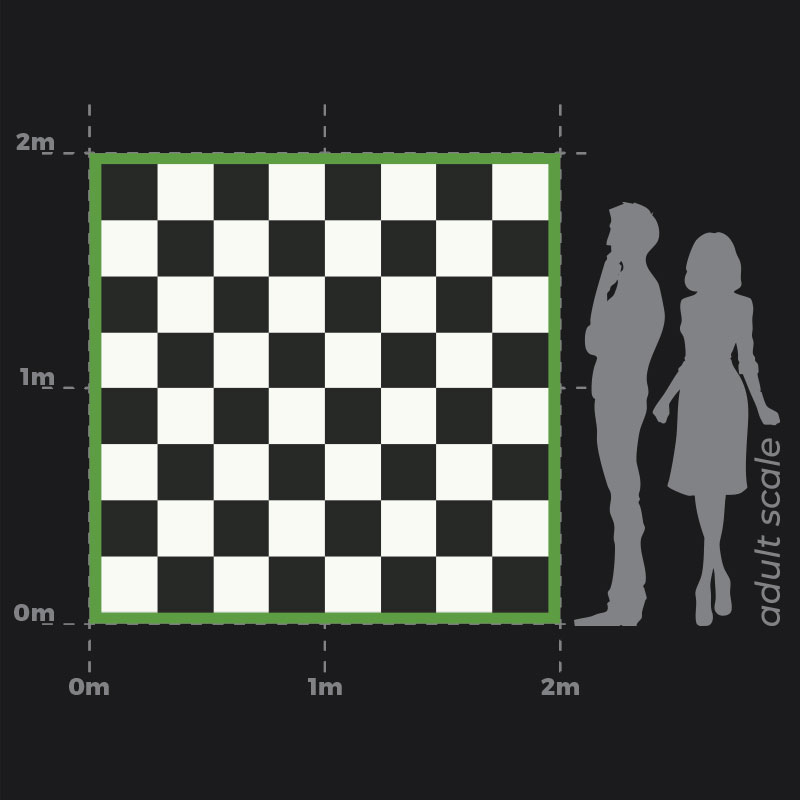 Checkers Board Playground Marking