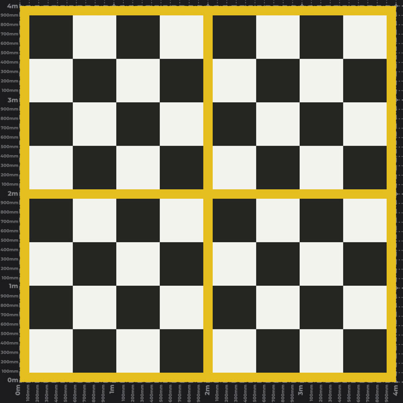 Chess Board Handball Court Playground Marking