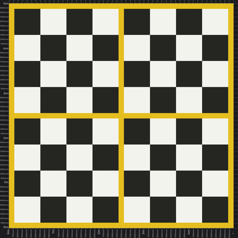 Chess Board Handball Court X-Large Playground Marking