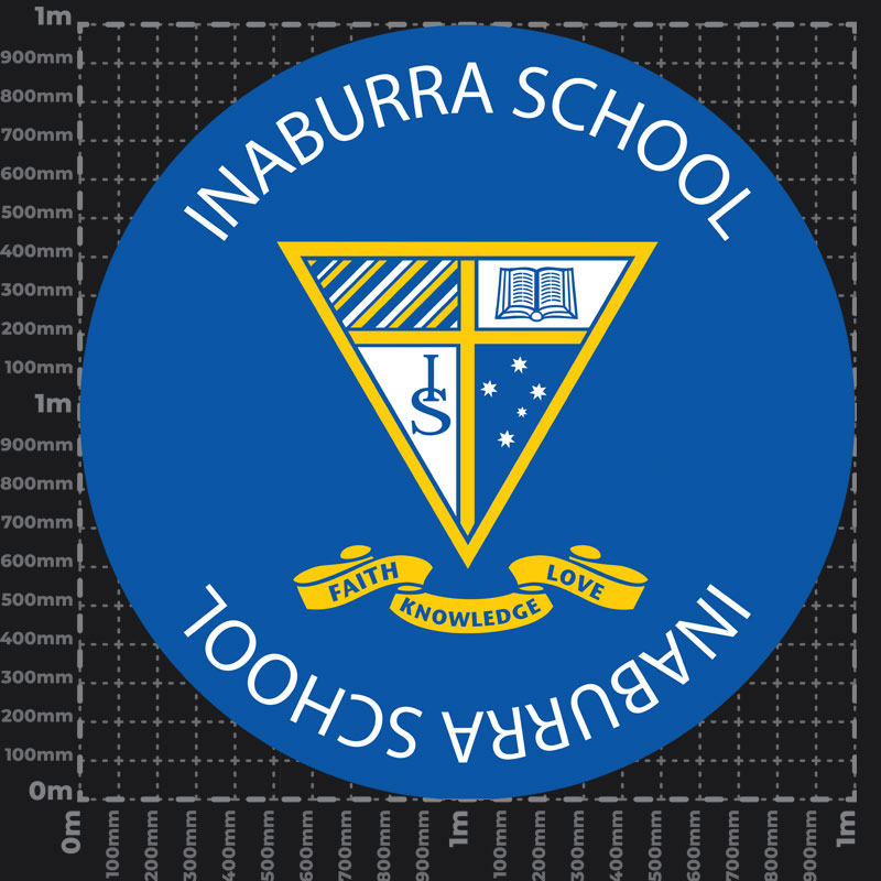 School Logo Playground Marking