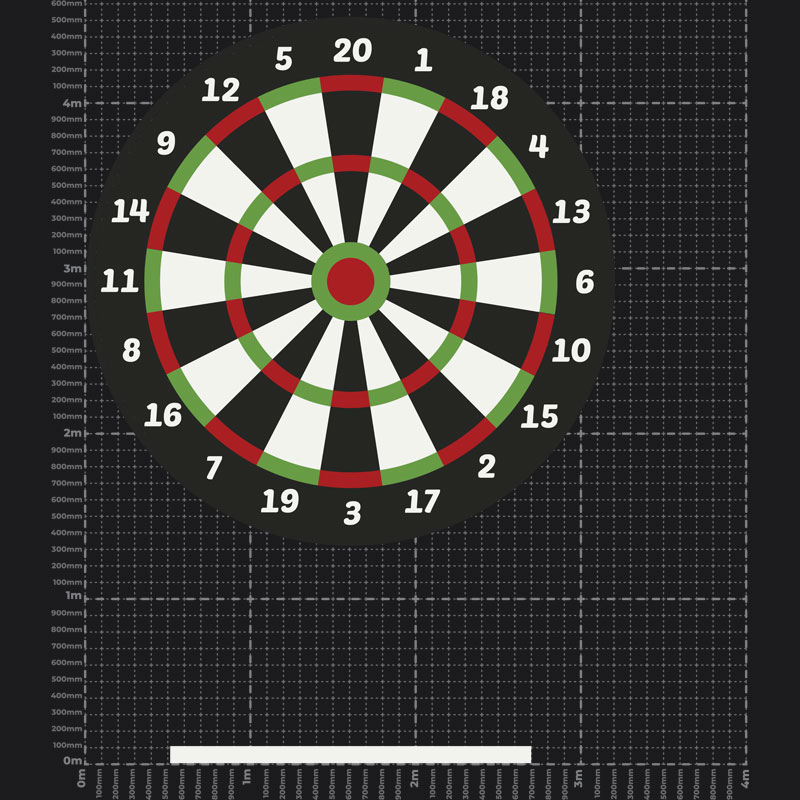 Dartboard Playground Marking