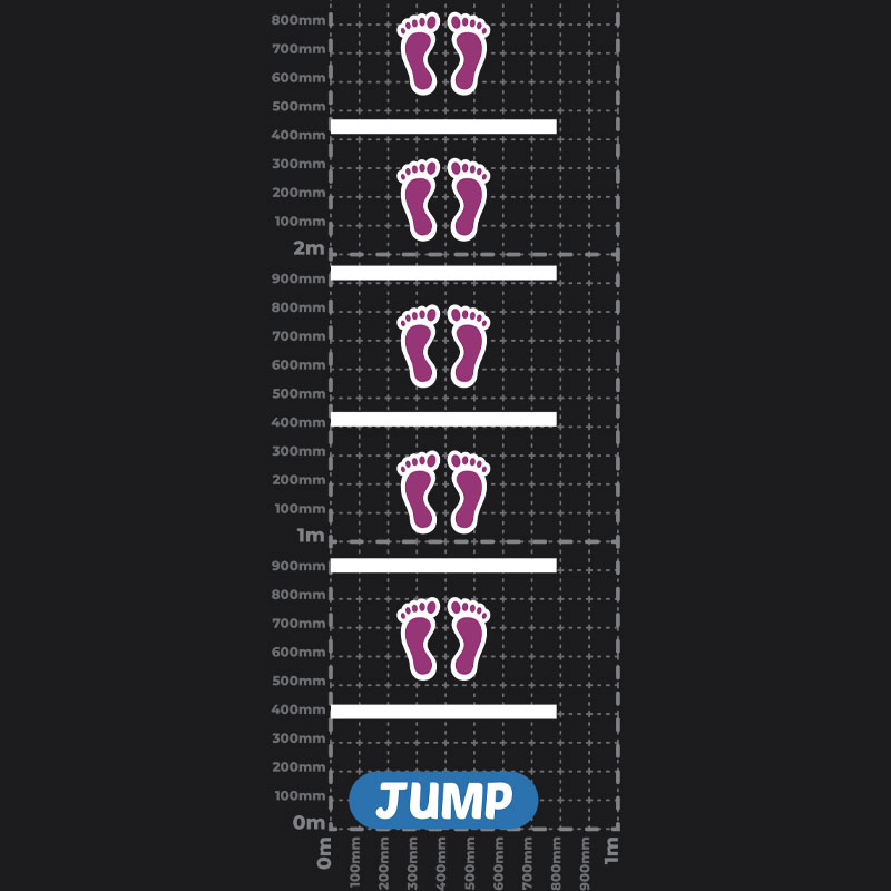 Jump Feet Playground Marking