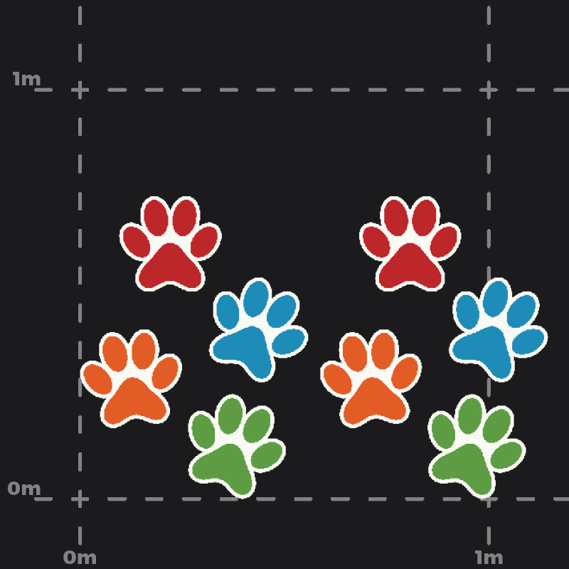 Paw Set Playground Marking