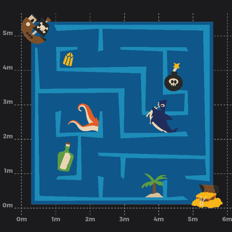 Pirate Maze Playground Marking