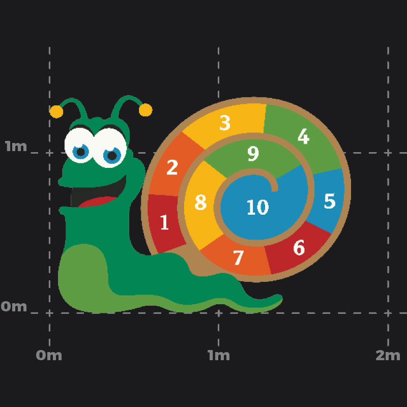 Snail 1-10 Playground Marking