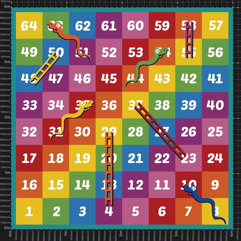 Snakes & Ladders Playgroud Marking
