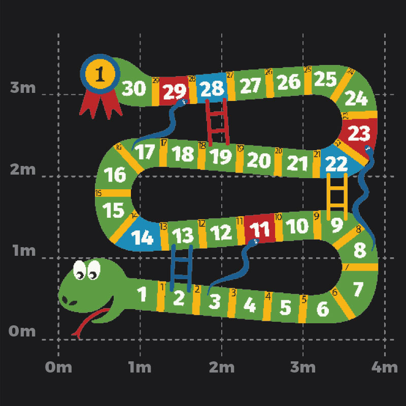 Playgound Snakes & Ladders Marking
