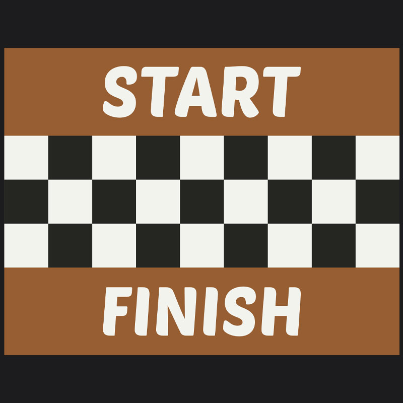 Start/Finish Pad Playground Marking