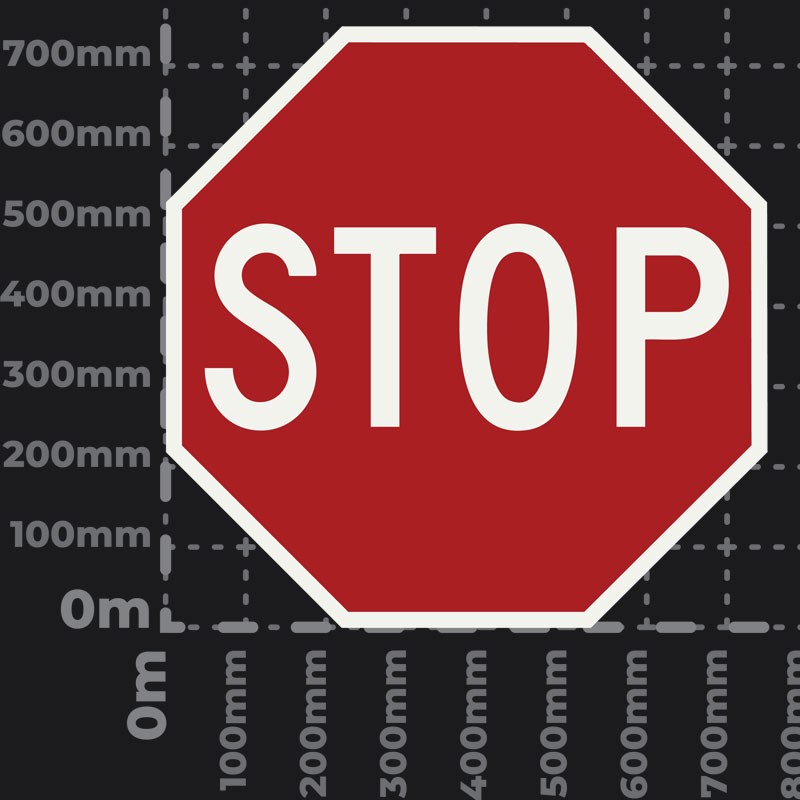 Stop Sign Playground Marking