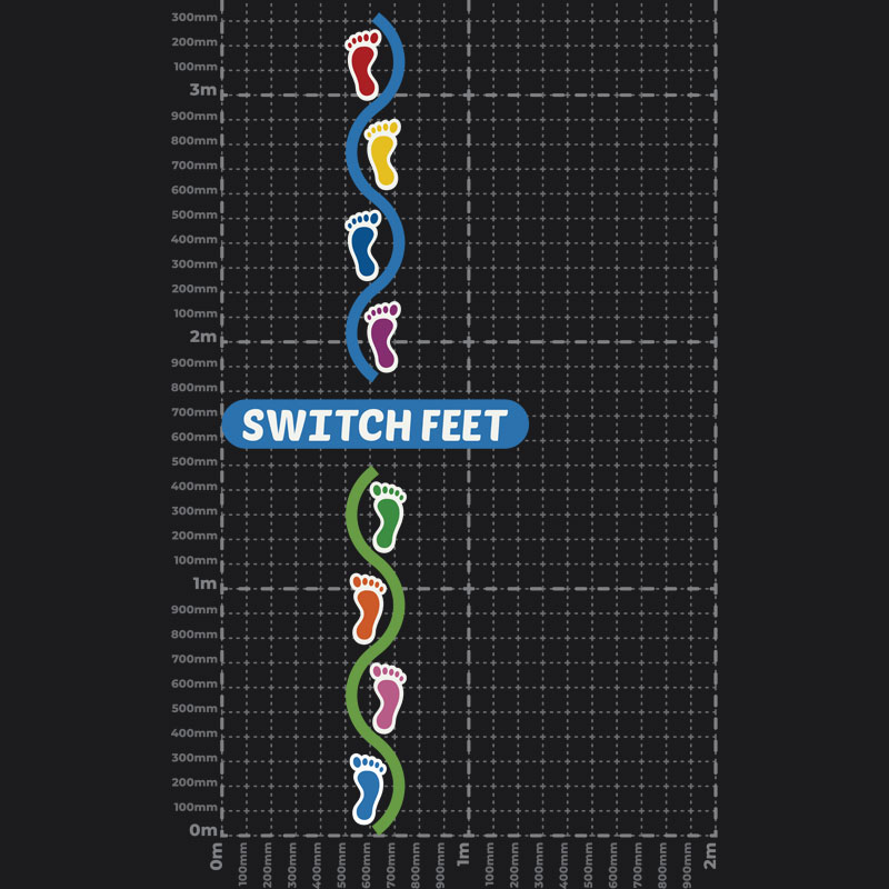 Switch Feet Playground Marking