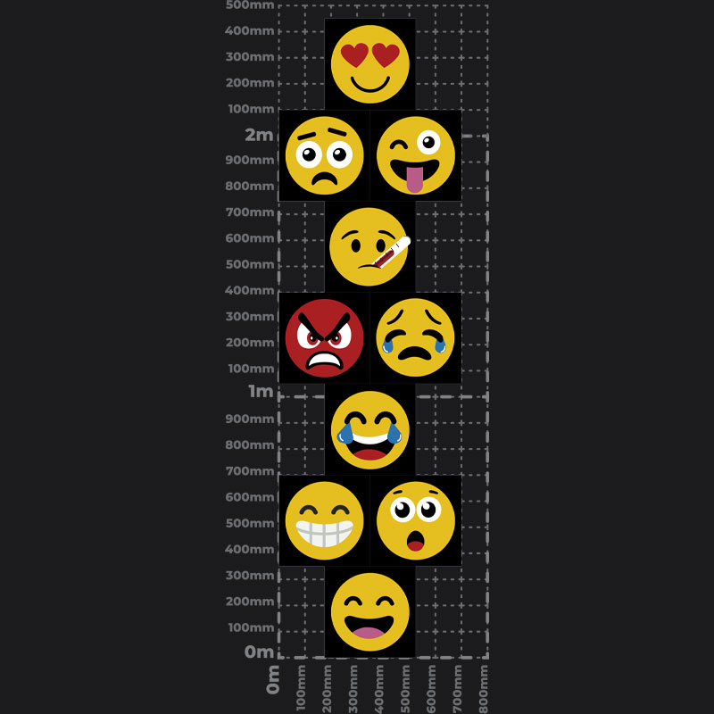 Emoji Hopscotch Playground Marking