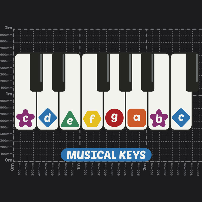 Musical Keys Playground Marking