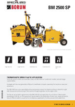 Borum Master 2500 SP Road Marking Machine Cover