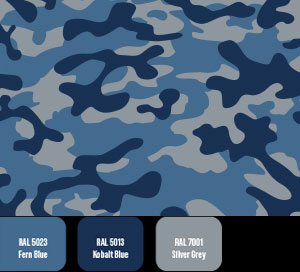 Ocean Camouflage Colours