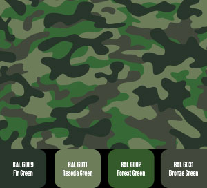 Rambo Camouflage Colours